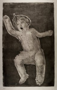 011. My Son Barhouma naked and yawning
